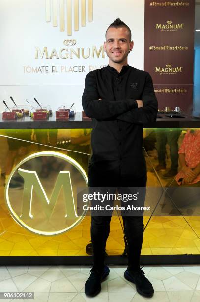 Spanish chef Dabiz Munoz presents new Magnum Campaign at the Eurobuilding Hotel on June 28, 2018 in Madrid, Spain.