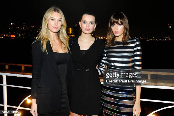 Caroline Lowe, Bregje Heinen and Valery Kaufman attend The Cinema Society With Synchrony And Avion Host The After Party For Marvel Studios' "Ant-Man...
