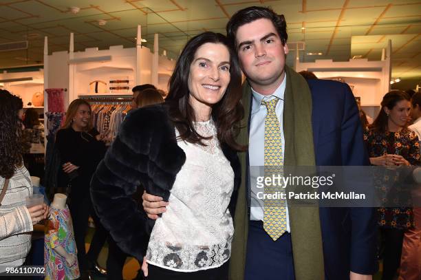 Jennifer Creel and Lion Creel attend J.McLaughlin Shopping Event to benefit Save the Children at J.McLaughlin on April 5, 2018 in New York City.
