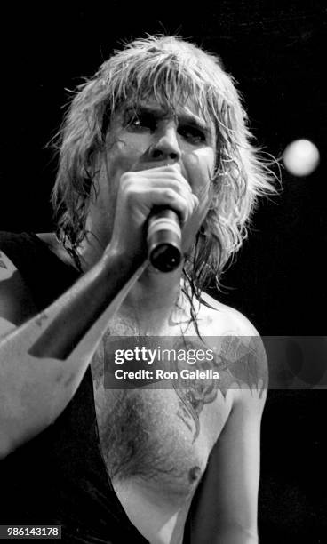 Ozzy Osbourne performs in concert on April 1, 1984 at San Diego Sports Arena in San Diego, California.