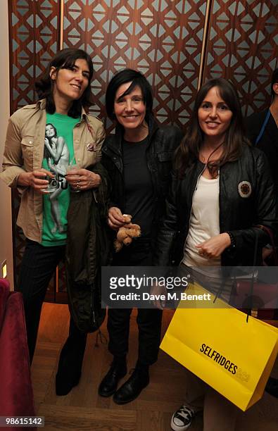 Bella Freud and Sharleen Spiteri attend the launch of Mary McCartney's range of limited edition children's t-shirts in aid of Sunway Children's Home...