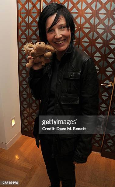 Sharleen Spiteri attends the launch of Mary McCartney's range of limited edition children's t-shirts in aid of Sunway Children's Home in India, at...