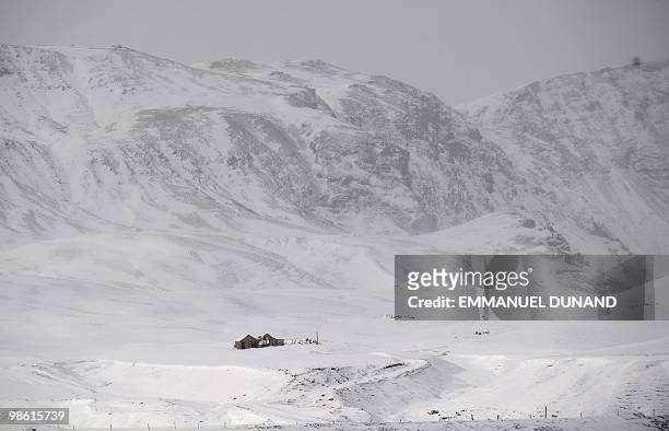 Stable of an Icelandic farm is pictured in Vik, a village sitting at the base of the Myrdalsjokull glacier, which is part of the ice cap sealing the...