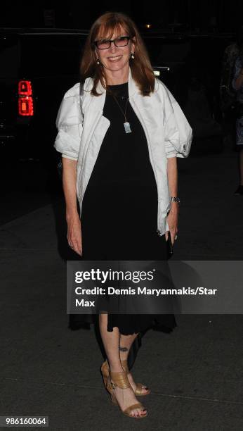 Nicole Miller is seen on June 27, 2018 in New York City.