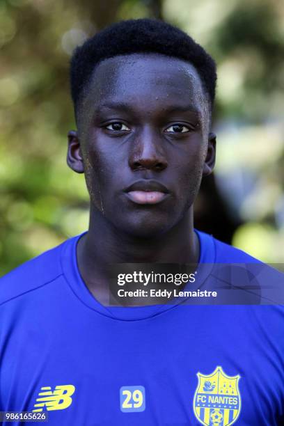 Baptista Mendy of Nantes during the Training Session of Nantes FC on June 28, 2018 in Nantes, France.