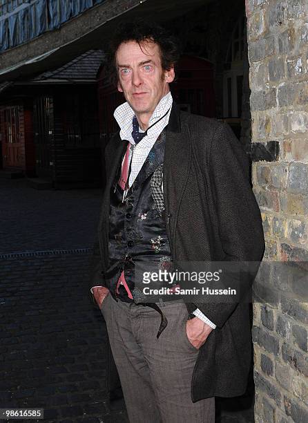 Edward Tudor-Pole leaves the wake following the funeral of Malcolm McLaren on April 22, 2010 in London, England. The man, often called the 'architect...