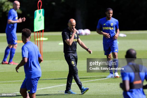 New head coach Miguel Cardoso of Nantes during the Training Session of Nantes FC on June 28, 2018 in Nantes, France.