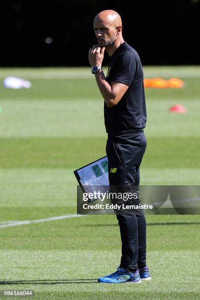 New head coach Miguel Cardoso of Nantes during the Training Session of Nantes FC on June 28, 2018 in Nantes, France.