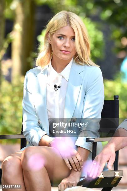 Holly Willoughby seen at the ITV Studios on June 28, 2018 in London, England.