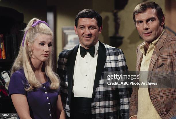 Love and the Great Catch" - Airdate on January 30, 1970. MARY WILCOX;GEORGE LINDSEY;ADAM WEST