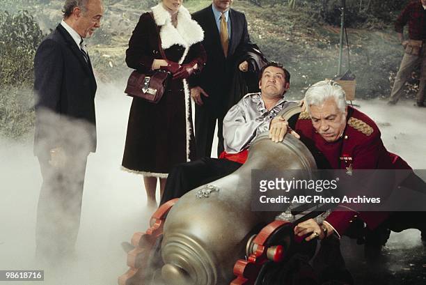 Love and the Duel" - Airdate March 5, 1971. JAY NOVELLO;TINA LOUISE;BOB HASTINGS;GEORGE LINDSEY;CESAR ROMERO