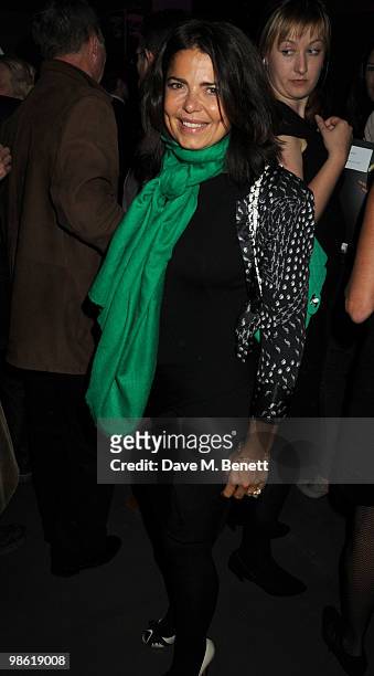 Daniella Helayel attends the Art Plus Music Party, at the Whitechapel Gallery on April 22, 2010 in London, England.
