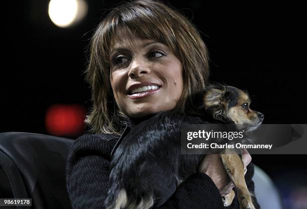 Behind the scenes during the making of American Idol's season 2 finale on May 21, 2003 at the Universal Amphitheatre in Burbank, California. Judge...