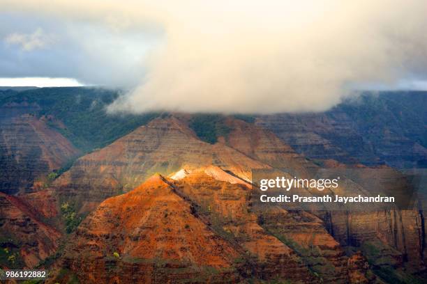 waimea canyon, kauai - waimea valley stock pictures, royalty-free photos & images