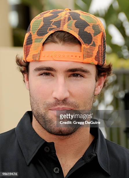 Actor Brody Jenner attends The Ryan Sheckler X Games Celebrity Skins Classic at Trump National Golf Club on July 29, 2008 in Rancho Palos Verdes,...