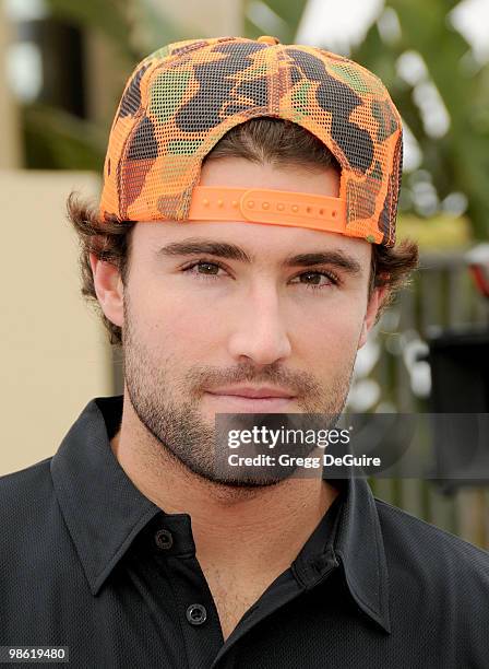 Actor Brody Jenner attends The Ryan Sheckler X Games Celebrity Skins Classic at Trump National Golf Club on July 29, 2008 in Rancho Palos Verdes,...