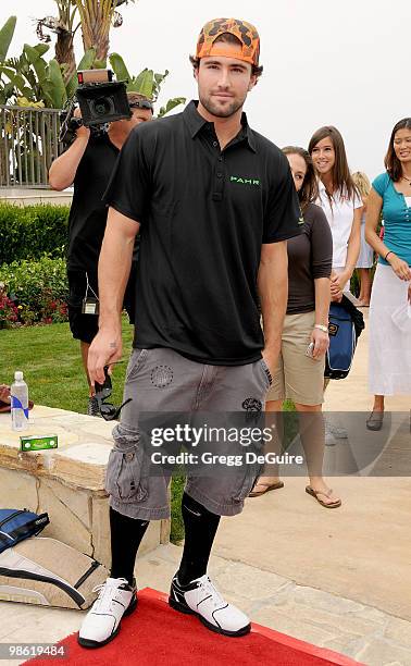 Actor Brody Jenner attends The Ryan Sheckler X Games Celebrity Skins Classic at Trump National Golf Club on July 29, 2008 in Rancho Palos Verdes,...