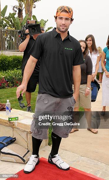 Actor Brody Jenner attends The Ryan Sheckler X Games Celebrity Skins Classic at Trump National Golf Club on July 29, 2008 in Rancho Palos Verdes,...