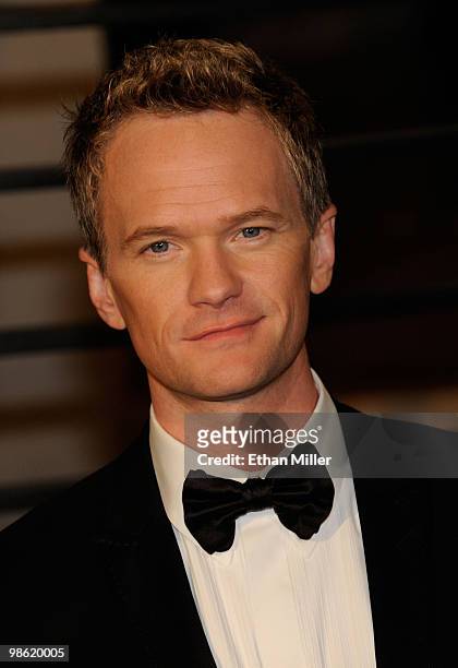 Actor Neil Patrick Harris arrives at the 2010 Vanity Fair Oscar Party hosted by Graydon Carter held at Sunset Tower on March 7, 2010 in West...