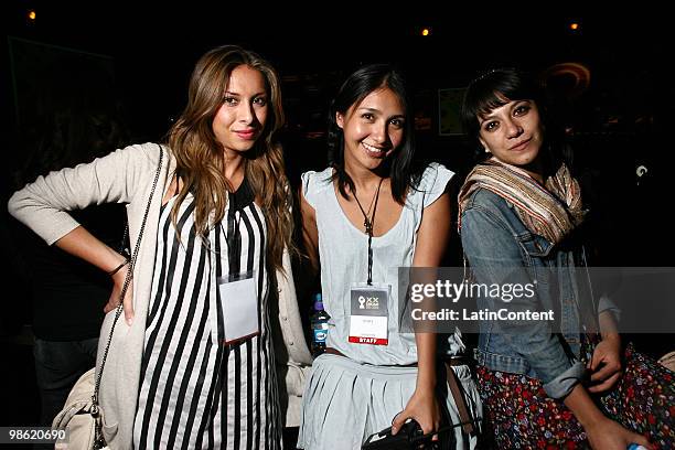 Ana Ocampo, Angelica Cabrera and Gina Jaramillo during the 20th Gold Circle Awards realized by the Creative Circle of advertising industry at Ragga...