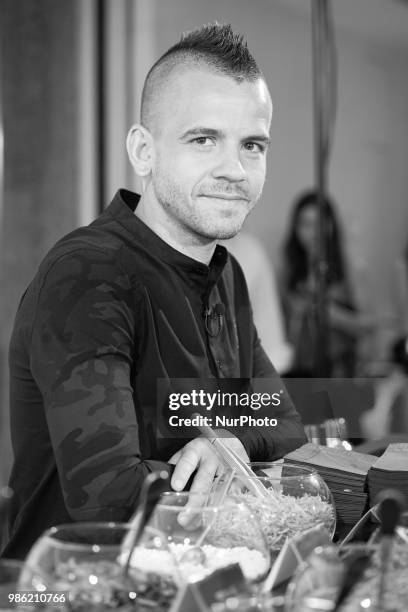 Spanish chef Dabiz Munoz presents new Magnum Campaign at the Eurobuilding Hotel on June 28, 2018 in Madrid, Spain