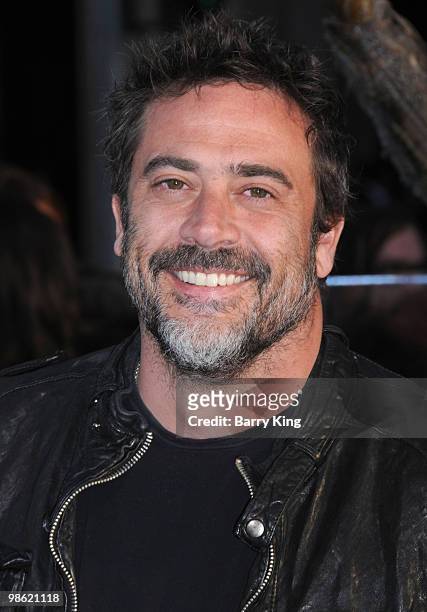 Actor Jeffrey Dean Morgan arrives at the Los Angeles Premiere "Clash Of The Titans" at Grauman's Chinese Theatre on March 31, 2010 in Hollywood,...