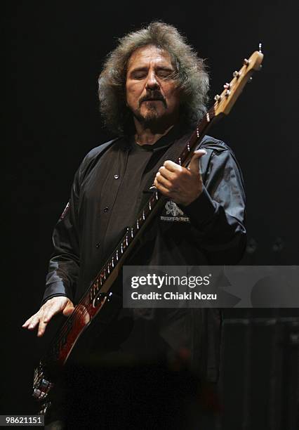 Geezer Buttler of Heaven And Hell at Loud Park Festival Day 1 at Saitama Super Arena, Saitama Japan.