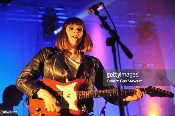 Kate Nash performs at the Village Underground on April 22, 2010 in London, England.