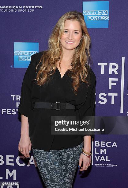 Actress Grace Gummer attends the premiere of "Meskada" during the 2010 Tribeca Film Festival at the Village East Cinema on April 22, 2010 in New York...