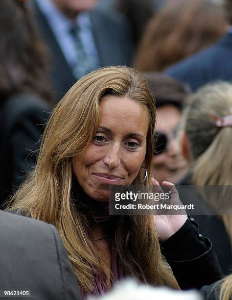 Gemma Mengual of Spain attends the funeral of former president of the International Olympic Committee Juan Antonio Samaranch at the Barcelona...