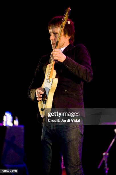 Chuck Prophet performs at the Teatre Zorrilla on April 22, 2010 in Badalona, Spain.