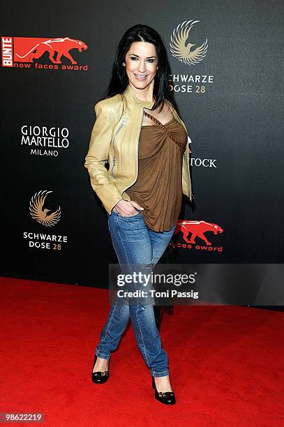 Actress Mariella Ahrens Faber Castell attends the 'New Faces Award 2010' at Cafe Moskau on April 22, 2010 in Berlin, Germany.