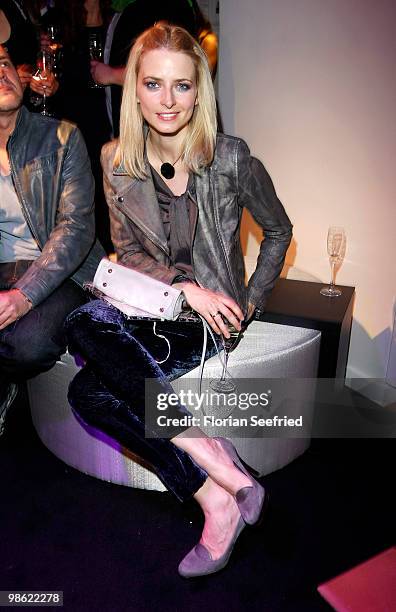 Model Eva Padberg attends the 'new faces award 2010' at cafe Moskau on April 22, 2010 in Berlin, Germany.