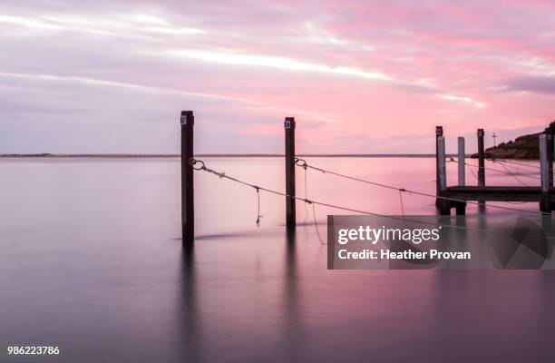 mallacoota sunrise - mallacoota stock pictures, royalty-free photos & images