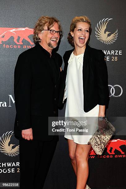 Martin Krug and Verena Kerth attend the 'New Faces Award 2010' at Cafe Moskau on April 22, 2010 in Berlin, Germany.