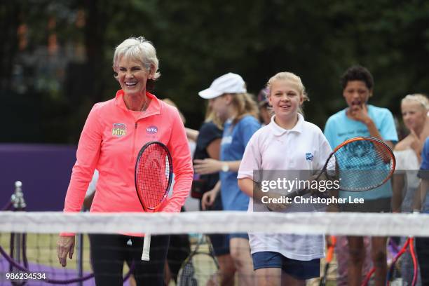 Judy Murray, OBE was at the Womens Tennis Associations Tennis on the Thames event today to celebrate women who are shaping the world through their...