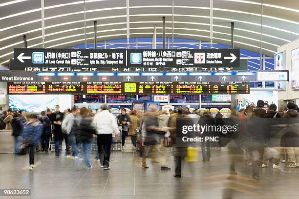 busy crowd at narita international airport, tokyo, japan - narita stock pictures, royalty-free photos & images