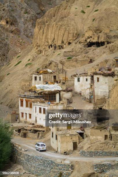 indian monastery lamayuru - lamayuru stock pictures, royalty-free photos & images