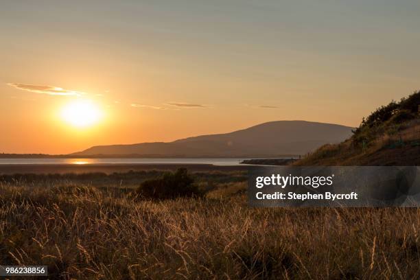 cumbrian landscape - cumbrian coast stock-fotos und bilder