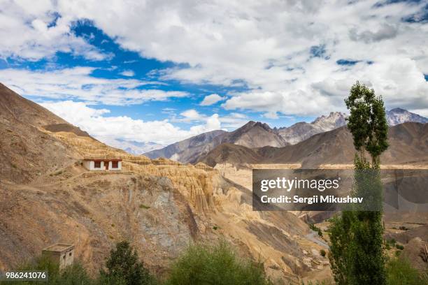 indian monastery lamayuru - lamayuru monastery stock pictures, royalty-free photos & images