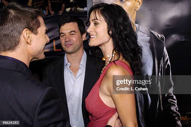 Tom Cruise, Steven Roy and Carrie-Anne Moss