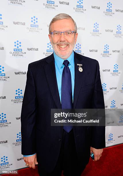 Film critic Leonard Maltin attends the Opening Night Gala of the newly restored "A Star Is Born" premiere at Grauman's Chinese Theatre on April 22,...