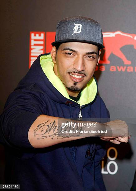 Superstar 2010 Mehrzad Marashi attends the 'new faces award 2010' at cafe Moskau on April 22, 2010 in Berlin, Germany.