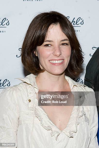 Parker Posey attends the unveiling of Limited Edition Kiehl's Acai Damage-Protecting Toning Mists to benefit the Rainforest Alliance at the Kiehl's...