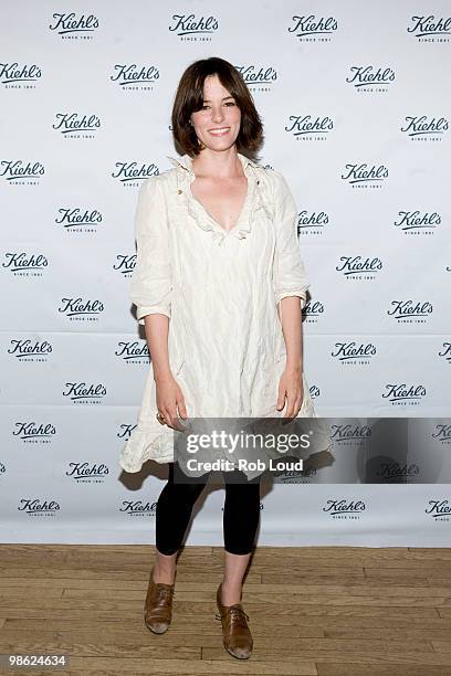 Parker Posey attends the unveiling of Limited Edition Kiehl's Acai Damage-Protecting Toning Mists to benefit the Rainforest Alliance at the Kiehl's...