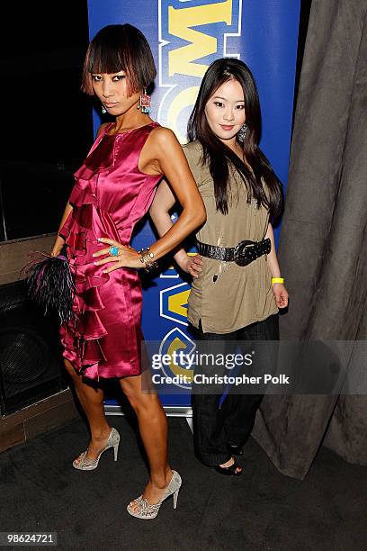 Bai Ling and actress Julia Ling attends the "Super Street Fighter IV" Lounge at Trousdale on April 21, 2010 in West Hollywood, California.