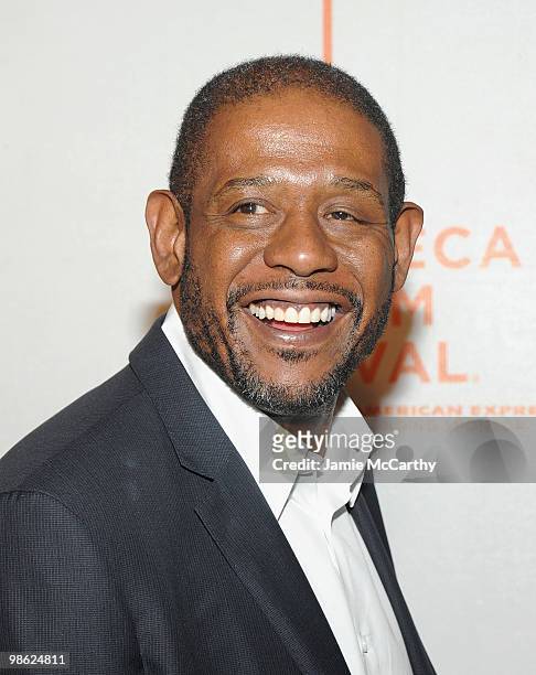 Forest Whitaker attends the "My Own Love Song" premiere during the 9th Annual Tribeca Film Festival at the Borough of Manhattan Community College on...