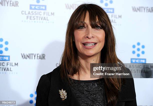 Actress Illeana Douglas arrives at the TCM Classic Film Festival's "A Star Is Born" held at Mann's Chinese Theater on April 22, 2010 in Hollywood,...