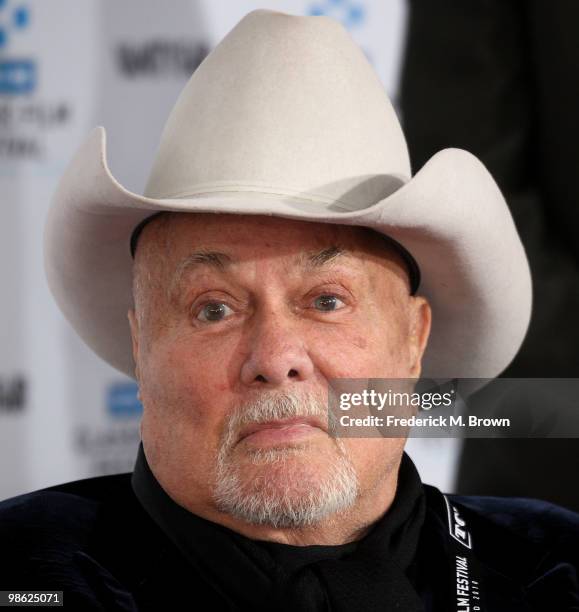 Actor Tony Curtis attends the TCM Classic Film Festival screening of a "A Star Is Born" at Grauman's Chinese Theater on April 22, 2010 in Hollywood,...