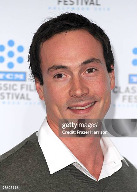 Actor Chris Klein arrives at the TCM Classic Film Festival's "A Star Is Born" held at Mann's Chinese Theater on April 22, 2010 in Hollywood,...